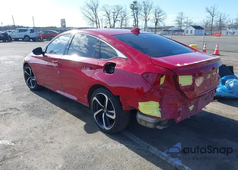 2019 Honda Accord Sport из США, поврежденный, VIN 1HGCV1F31KA084897